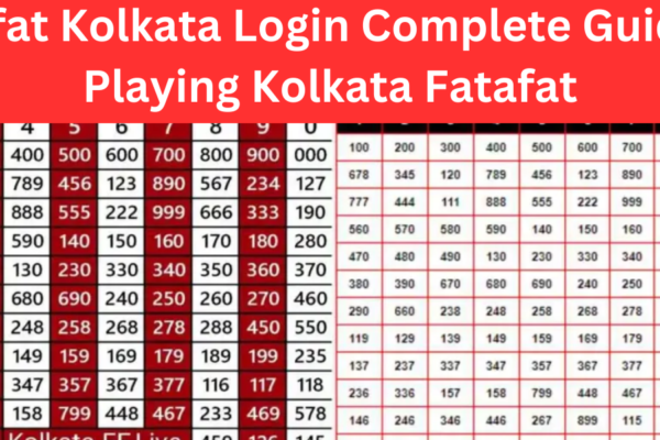 Fatafat Kolkata Login Complete Guide to Playing Kolkata Fatafat