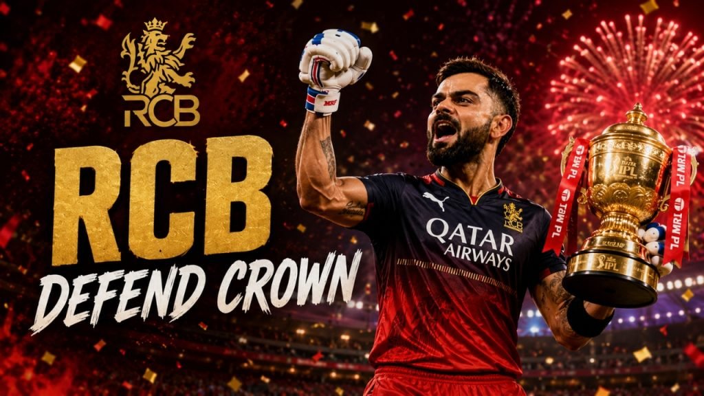 RCB Defend IPL Crown in Style as Kohli Leads Five-Wicket Triumph Over Gujarat Titans